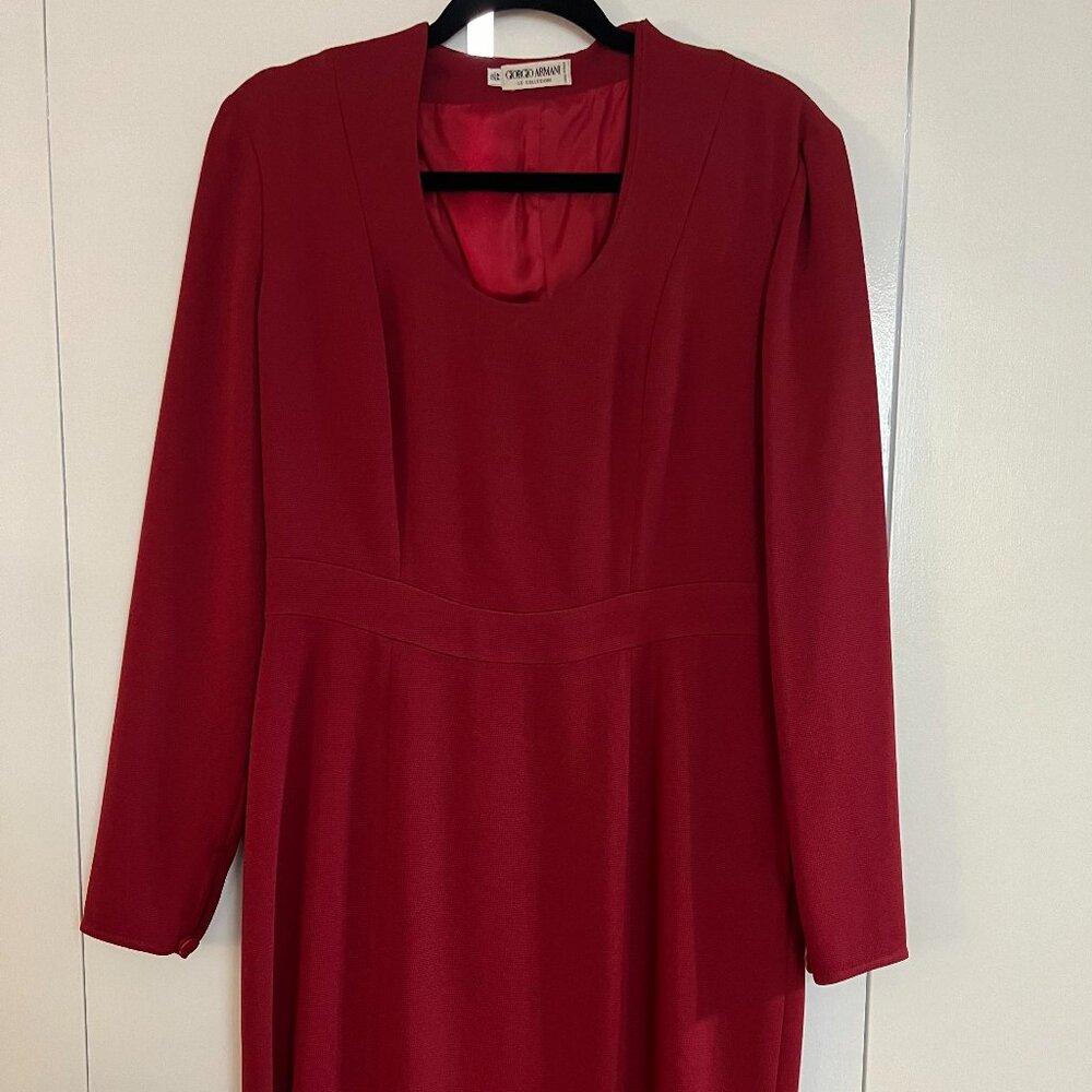 Vintage Giorgio Armani Red Dress size 8/44
